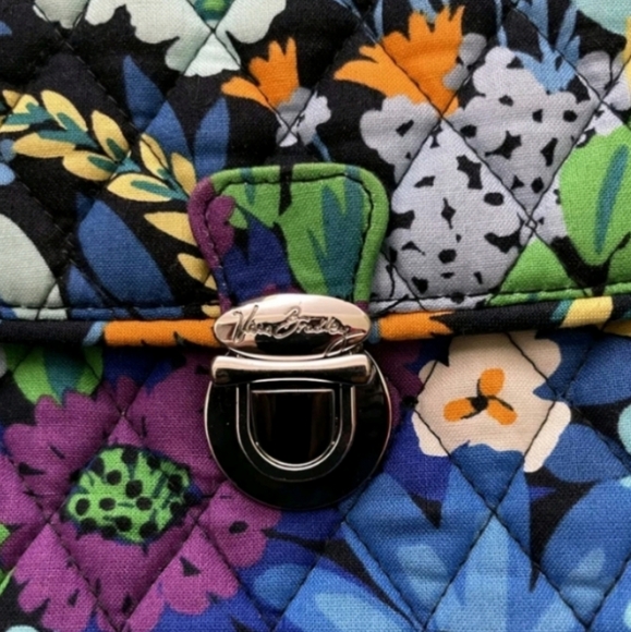 Vera Bradley Blue Floral Crossbody Bag - Picture 9 of 12